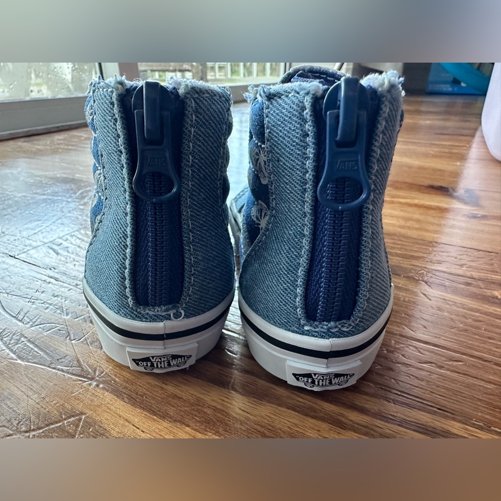 Vans Kids Denim Butterfly High-Tops - Picture 4 of 7